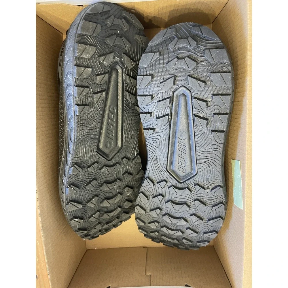 Hi-Tec Men's Trail‎ Running Hiking Tennis Shoes Black, Asphalt Sneaker Men Sz 10